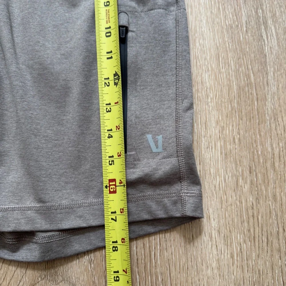 Vuori Sunday Performance Shorts Mens XS Brown Heathered 8
